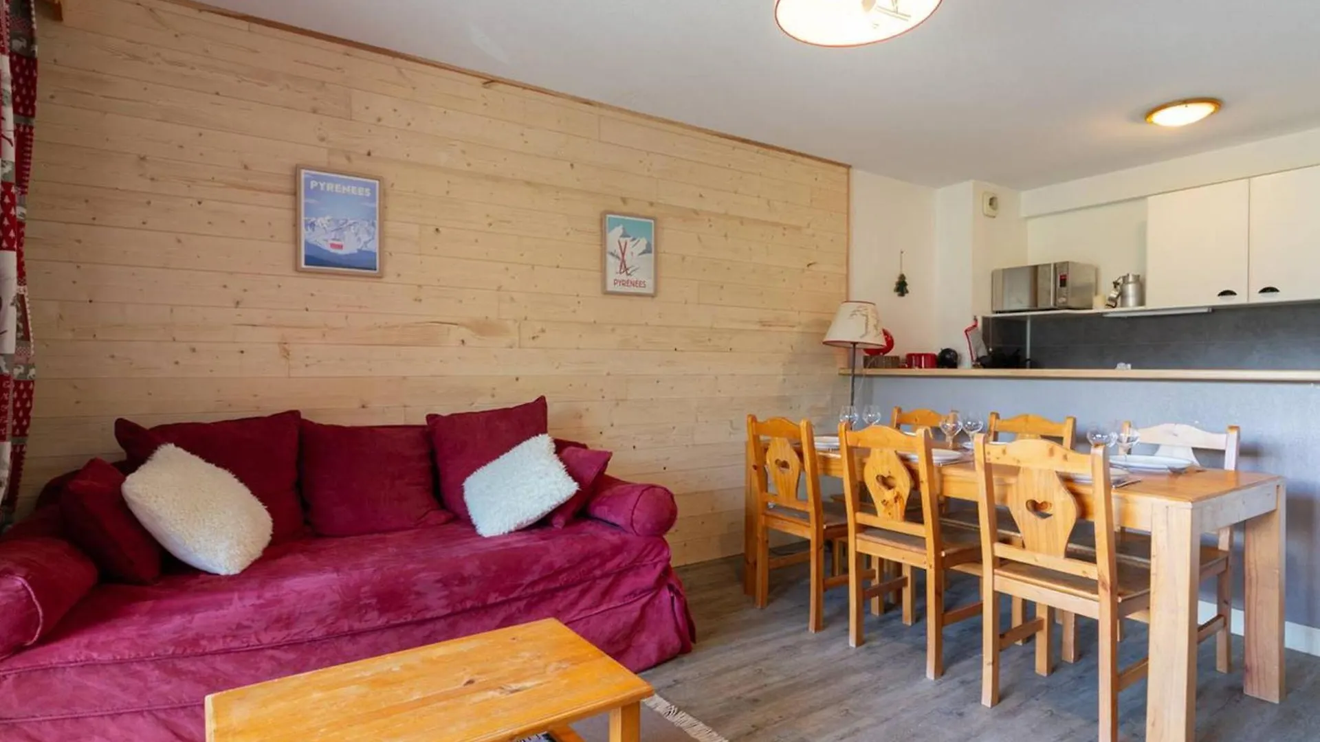 Apartament Appartement 8 Pers Peyragudes, Wifi, Parking, Navette Proche - Fr-1-695-66 Gouaux-de-Larboust